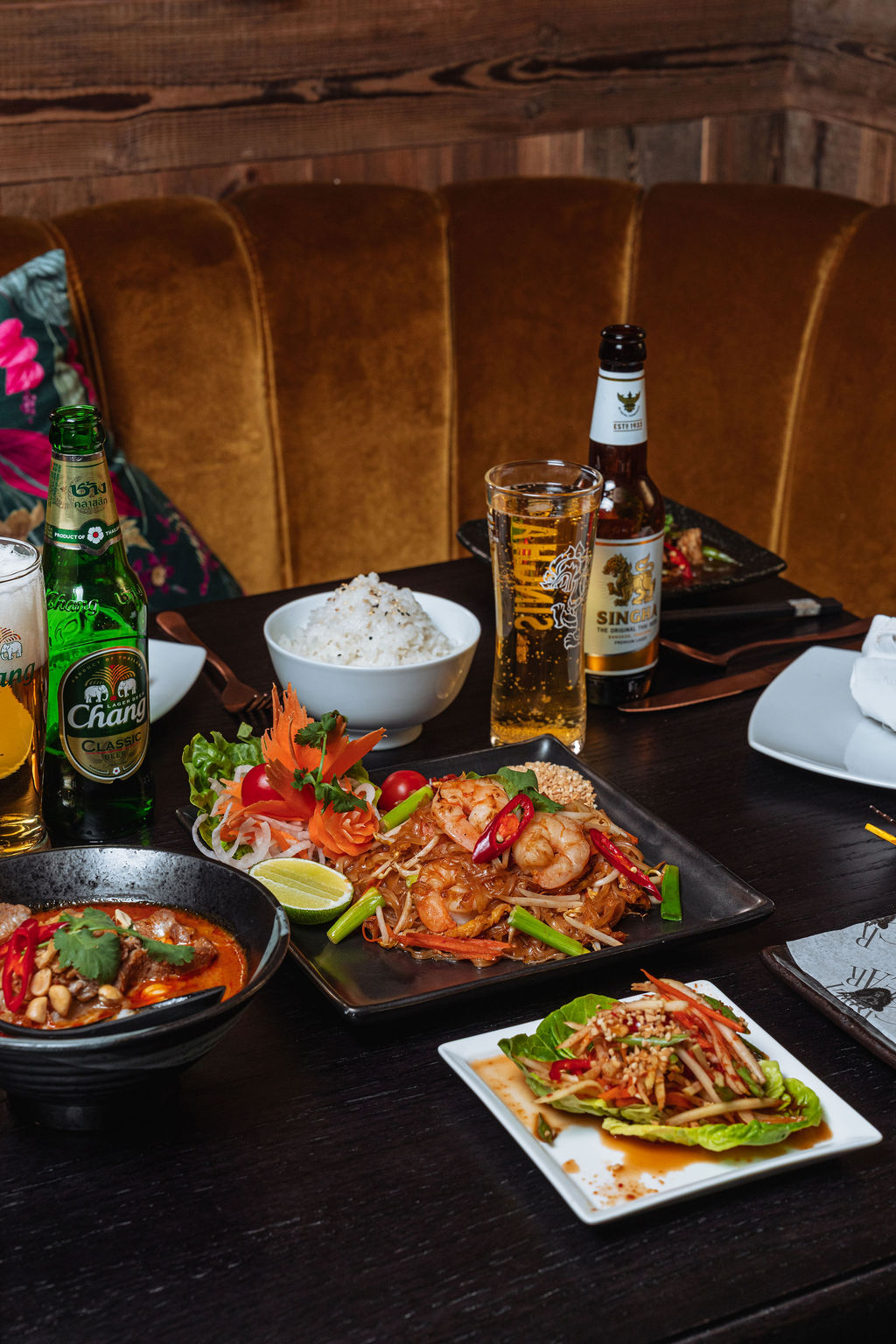 Crazy Bear Hom Thai Restaurant Food