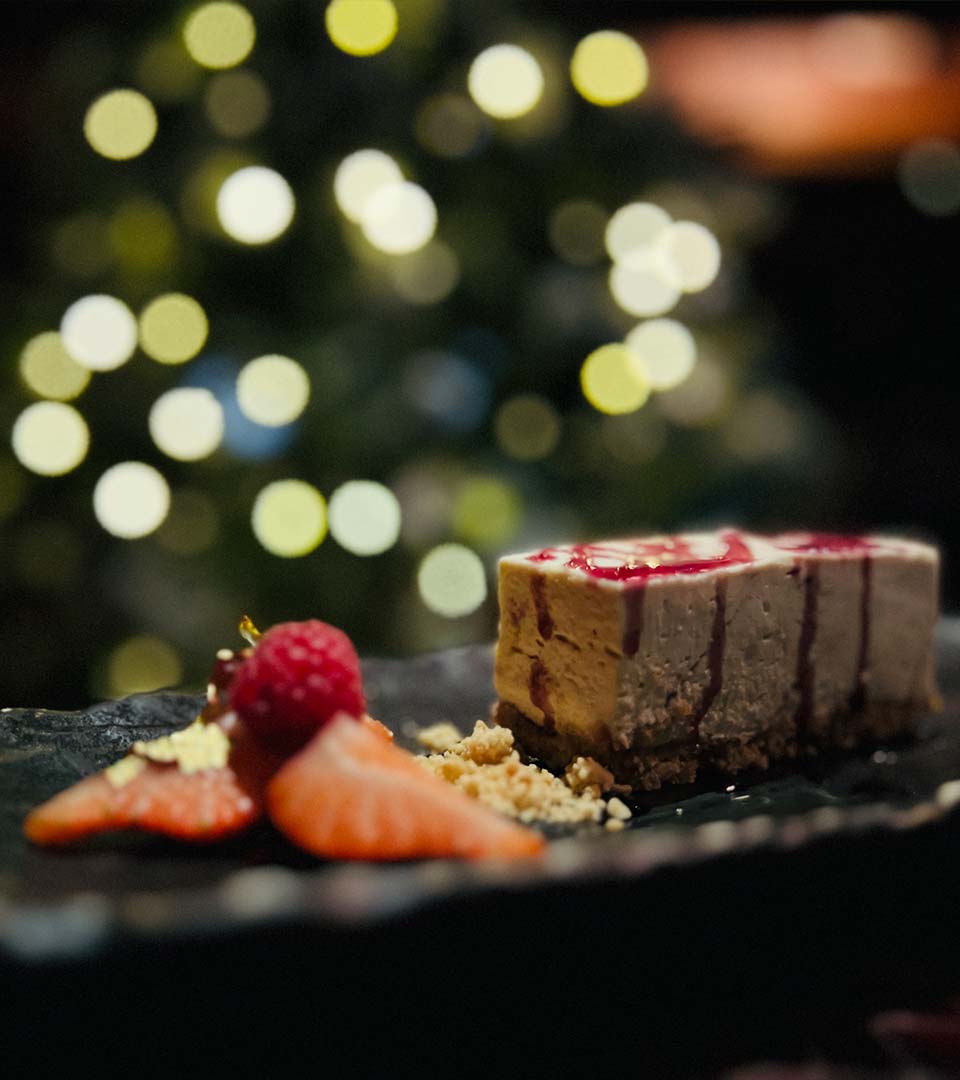 Crazy Bear Christmas Cheesecake