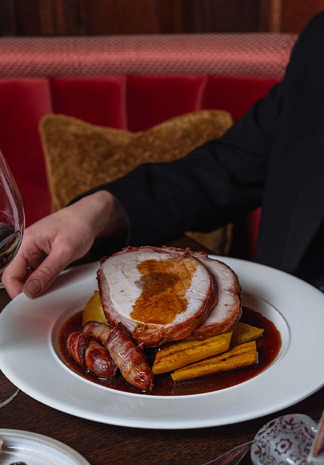 Oak Restaurant Sunday Lunch Pork