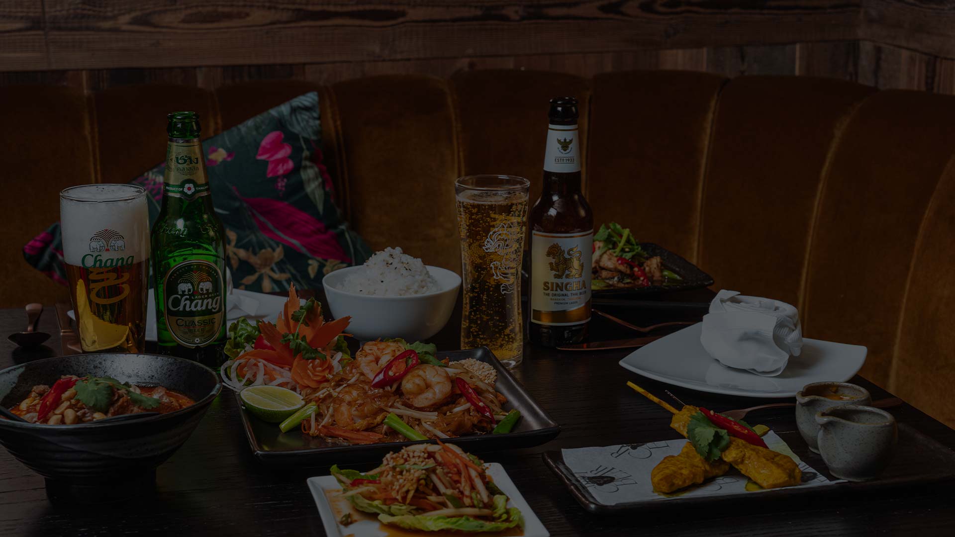 Hom Thai Food Service Crazy Bear Beaconsfield Trilogy