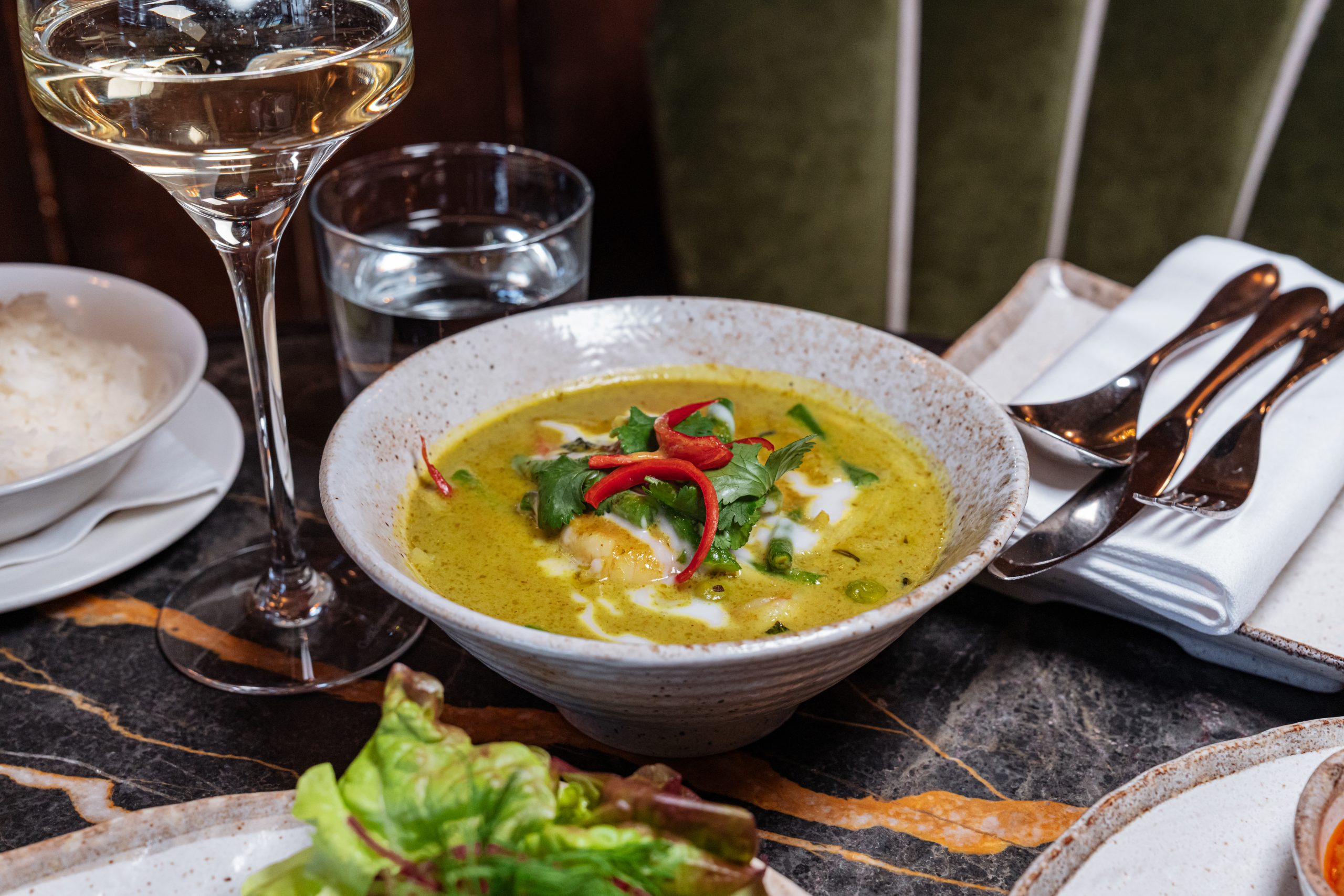 Crazy Bear Stadhampton Hom Thai Restaurant Food