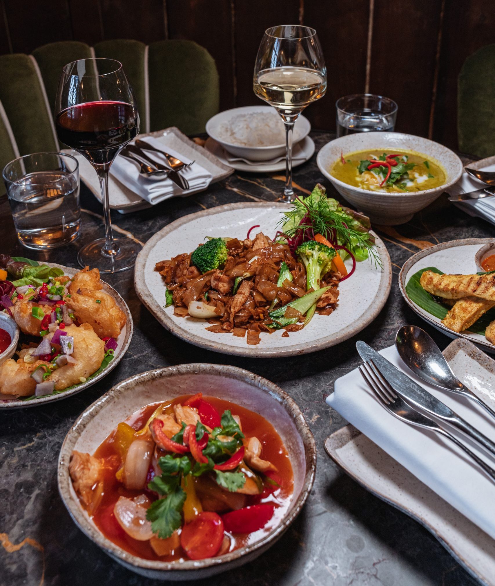 Crazy Bear Hom Thai Restaurant Food